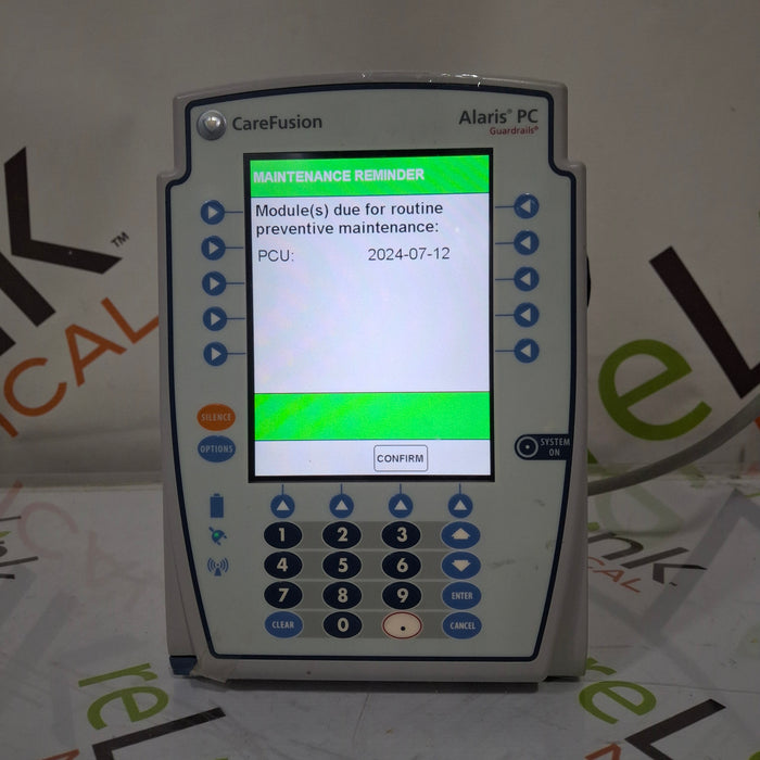 CareFusion Alaris 8015 Large Screen POC Infusion Pump