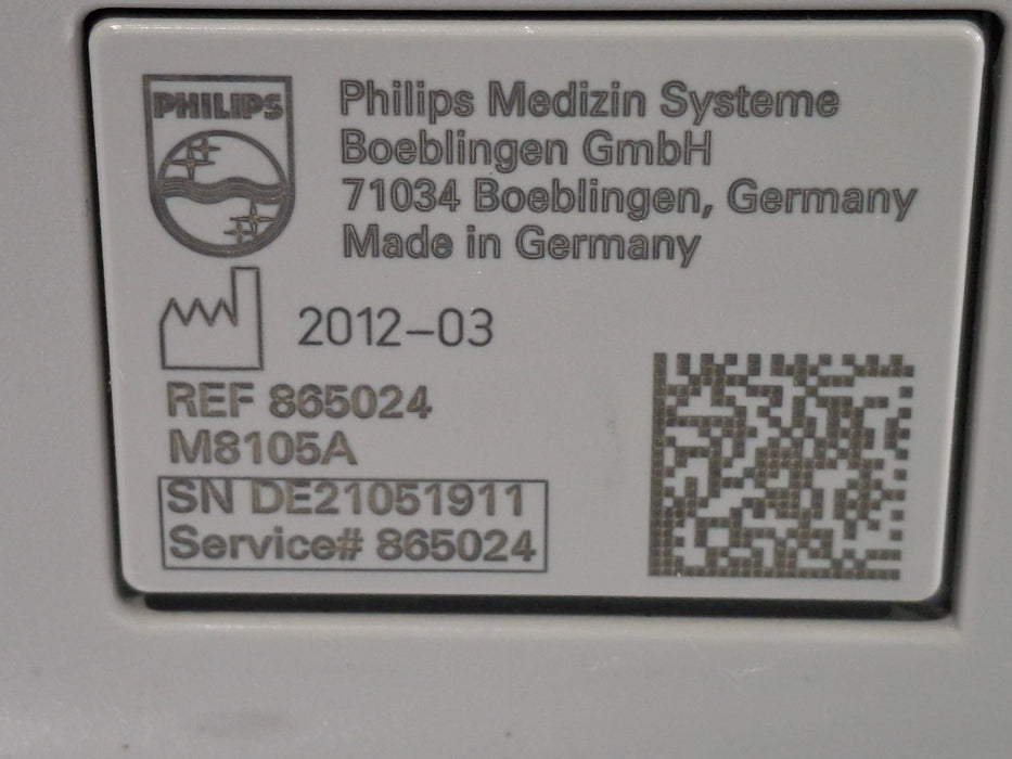 Philips Intellivue MP5 - ECG, Fast SpO2, NIBP CO2 Patient Monitor