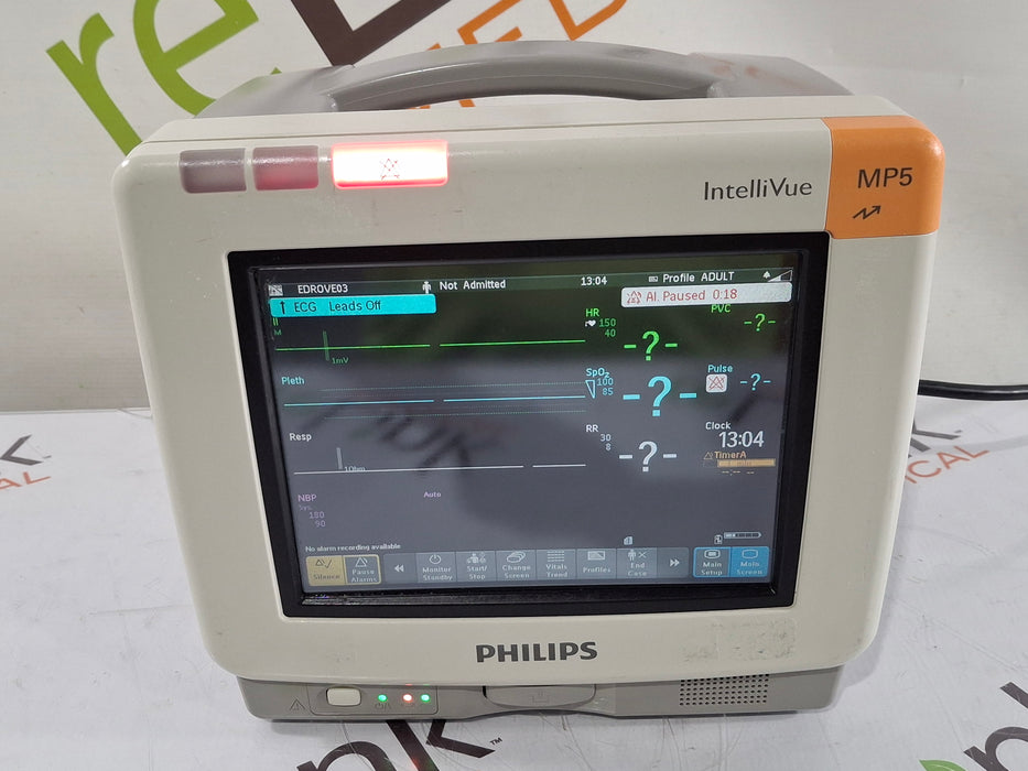 Philips Philips Intellivue MP5 - ECG, Fast SpO2, NIBP CO2 Patient Monitor Patient Monitors reLink Medical