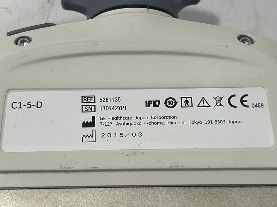 GE Healthcare C1-5-D Convex Transducer