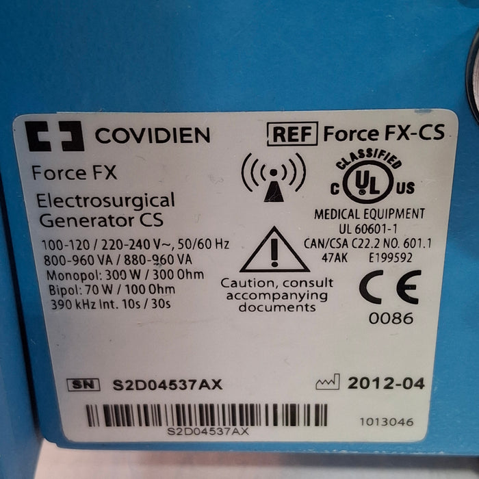 Covidien Force FX-CS Electrosurgical Unit