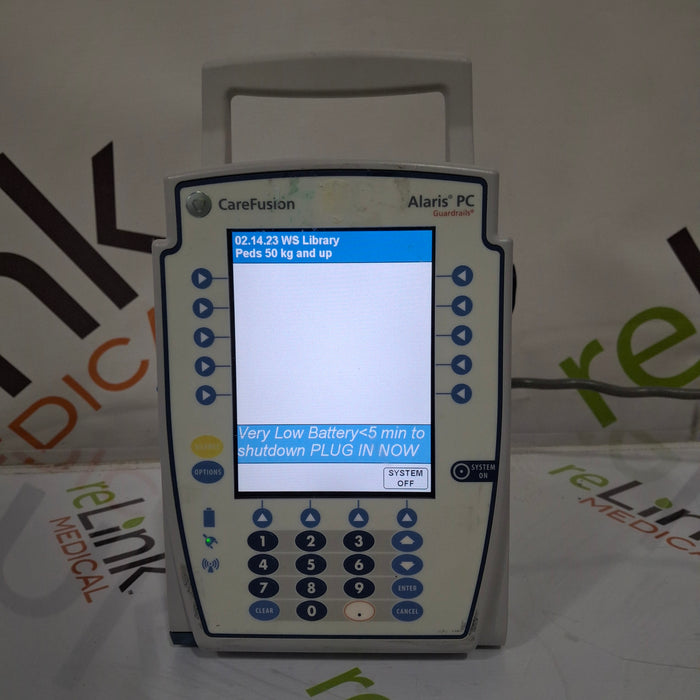 CareFusion Alaris 8015 Large Screen POC Infusion Pump