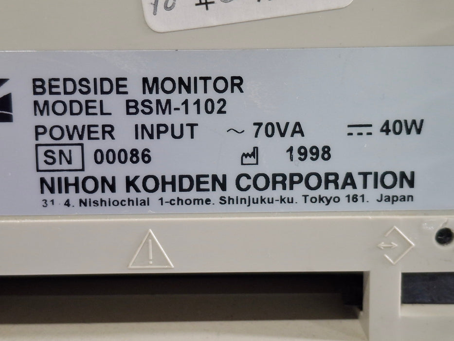 Nihon Kohden Lifescope EC Patient Monitor
