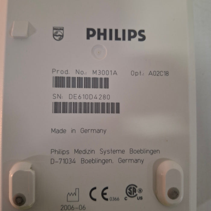 Philips M3001A-A02C18 OxiMax SpO2, NIBP, 12 lead ECG, Temp, IBP MMS Module