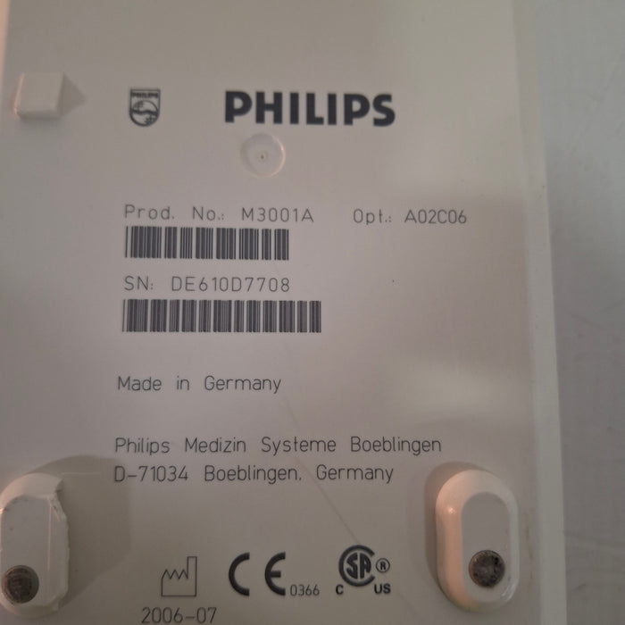 Philips M3001A-A02C06 OxiMax SpO2, NIBP, ECG, Temp, IBP MMS Module