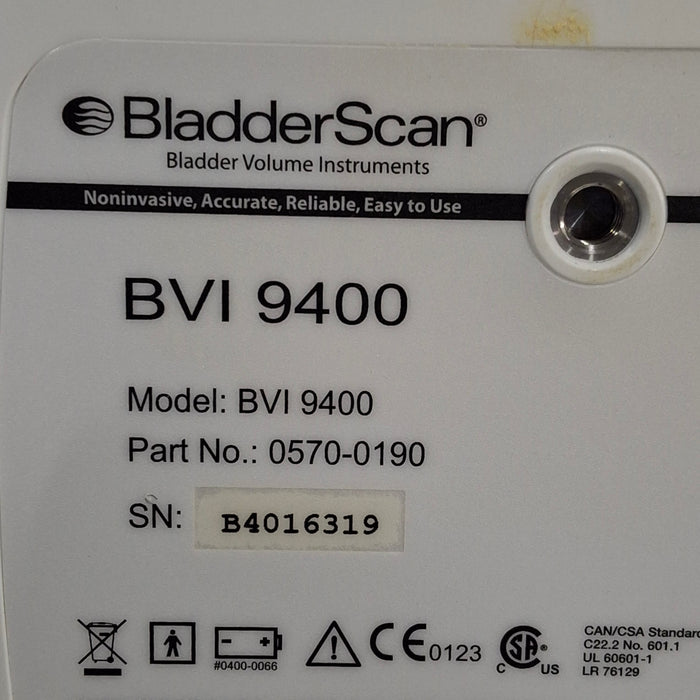 Verathon Medical, Inc BVI 9400 Bladderscan