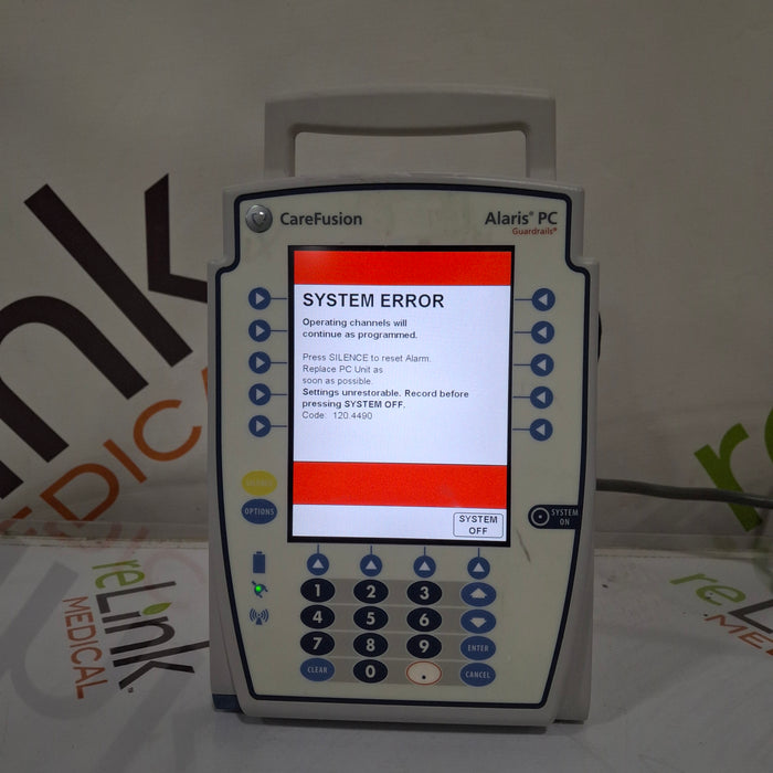 CareFusion Alaris 8015 Large Screen POC Infusion Pump