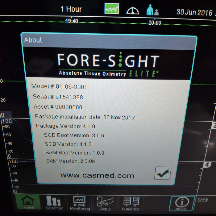 CASMED Foresight Elite Patient Monitor