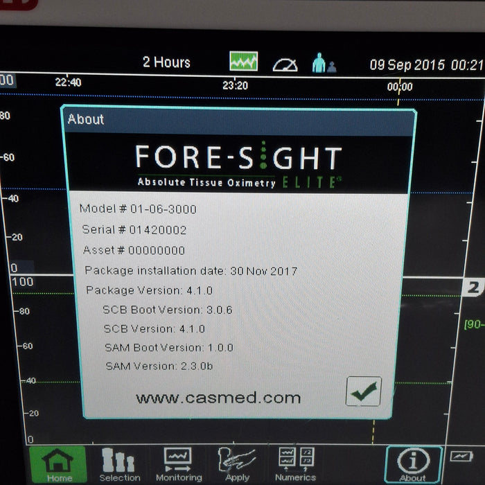 CASMED Foresight Elite Patient Monitor