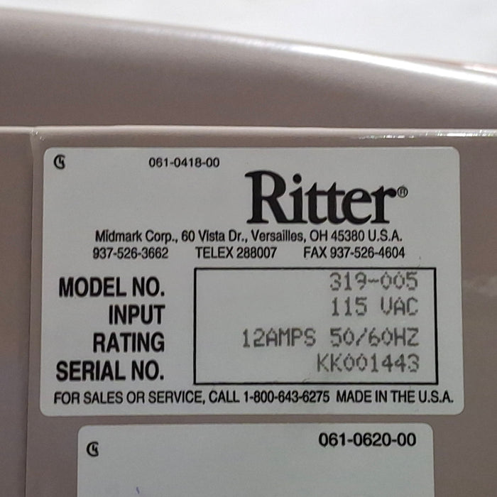 Ritter 75 Evolution 319-005 Exam Chair