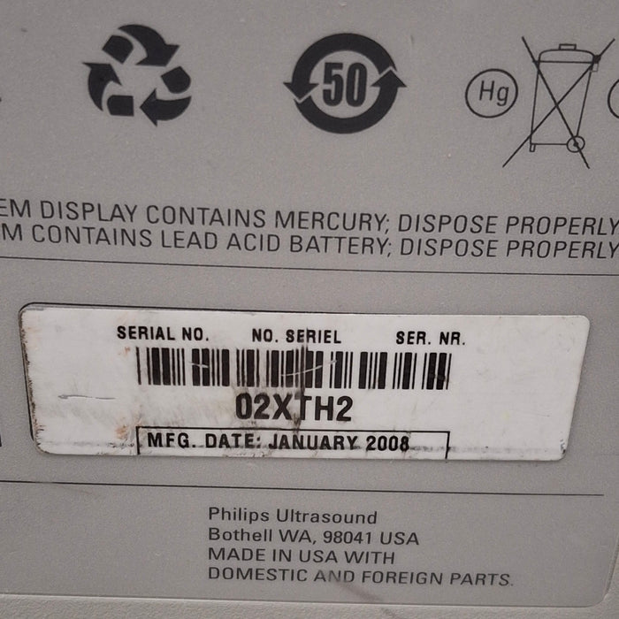 Philips IE33 A-E Cart Ultrasound