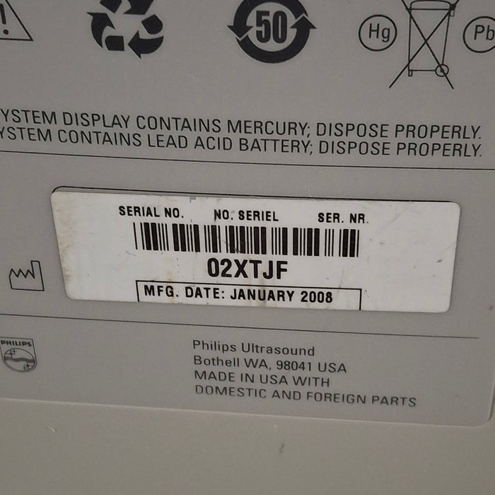 Philips IE33 A-E Cart Ultrasound