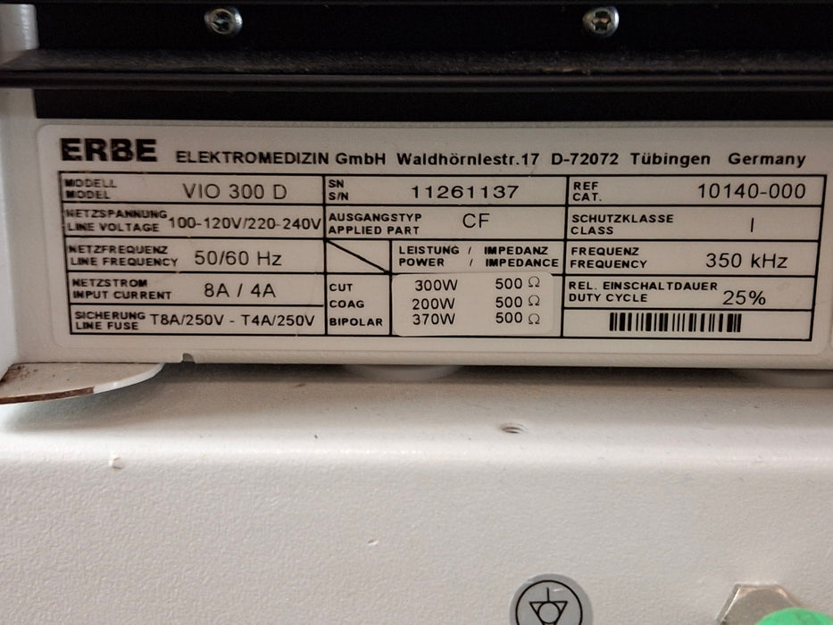 Erbe VIO 300D Electrosurgical Unit