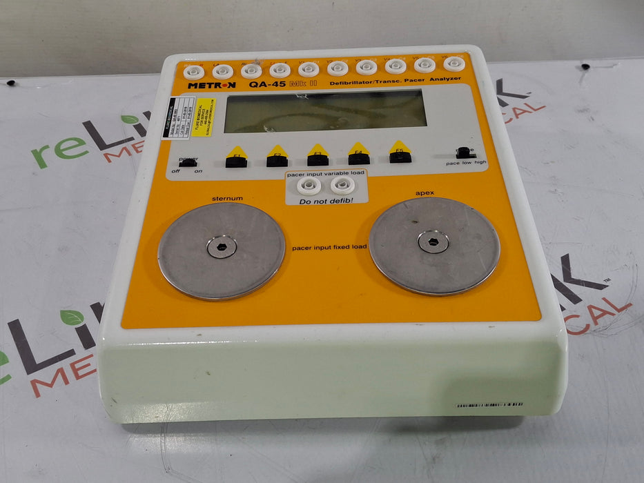 Metron Medical QA-45 Mk II Defibrillator Analyzer