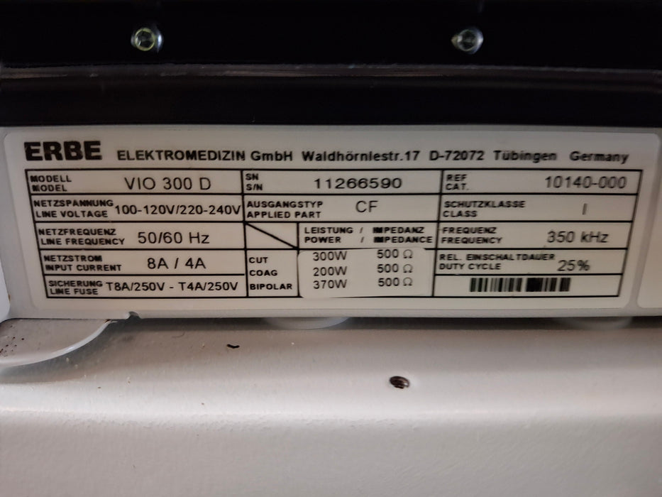 Erbe VIO 300D Electrosurgical Unit
