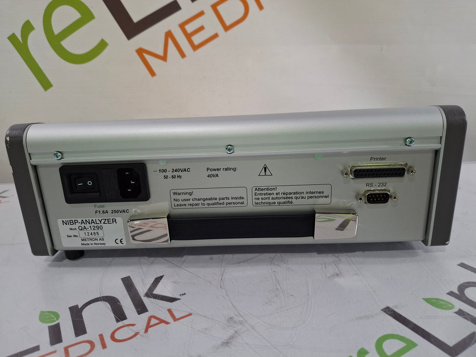 Metron Medical BP Pump QA-1290 NIBP Analyzer