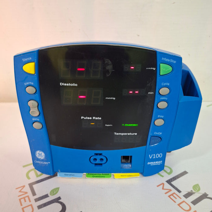 GE Healthcare Dinamap V100 - NIBP, Temp Vital Signs Monitor