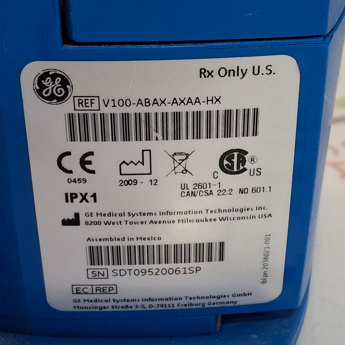 GE Healthcare Dinamap V100 - NIBP, Temp Vital Signs Monitor