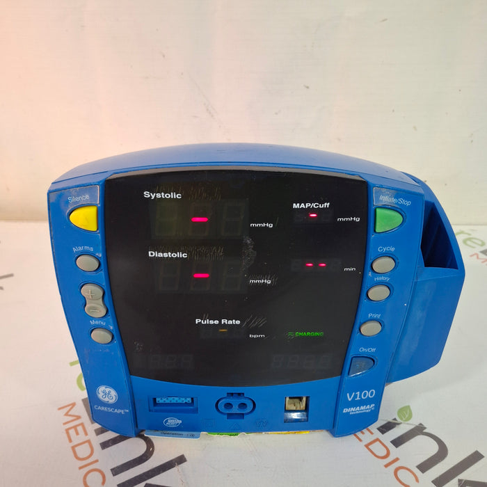 GE Healthcare Dinamap V100 - NIBP, SpO2, Temp Vital Signs Monitor