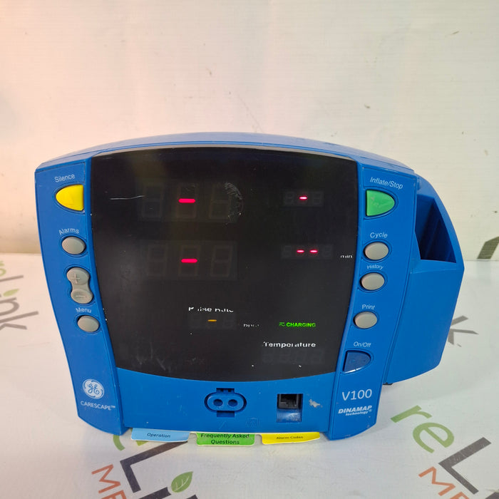 GE Healthcare Dinamap V100 - NIBP, Temp Vital Signs Monitor