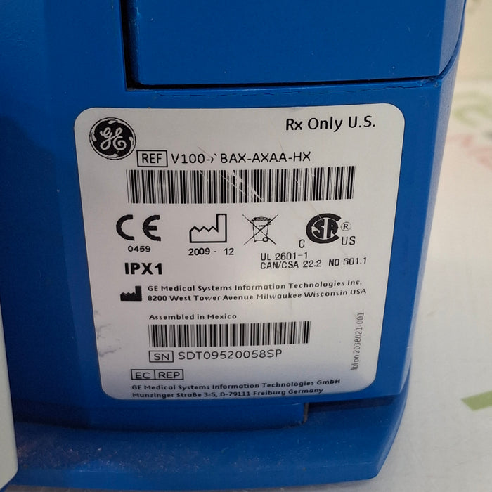 GE Healthcare Dinamap V100 - NIBP, Temp Vital Signs Monitor