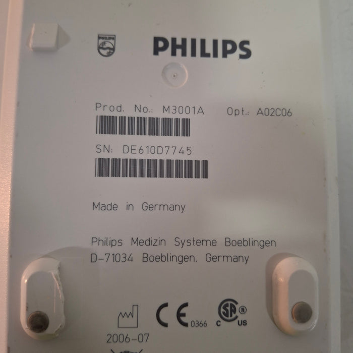 Philips M3001A-A02C06 OxiMax SpO2, NIBP, ECG, Temp, IBP MMS Module