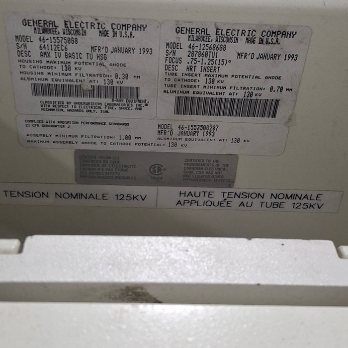 GE Healthcare AMX 4 Portable X-Ray