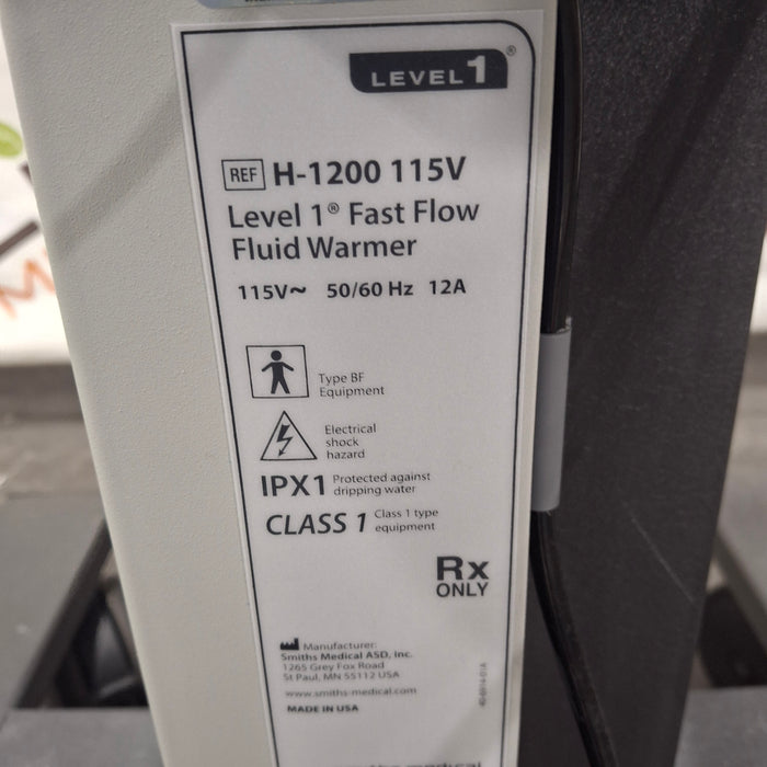 Level 1 Technologies Inc. H-1200 Fluid Warmer