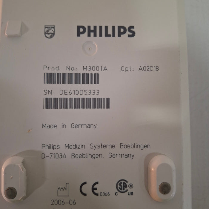 Philips M3001A-A02C18 OxiMax SpO2, NIBP, 12 lead ECG, Temp, IBP MMS Module