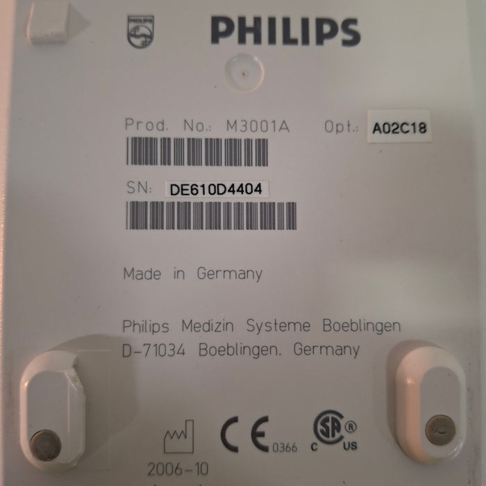 Philips M3001A-A02C18 OxiMax SpO2, NIBP, 12 lead ECG, Temp, IBP MMS Module