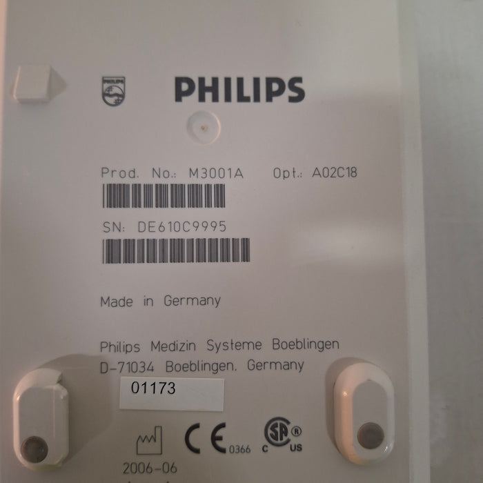 Philips M3001A-A02C18 OxiMax SpO2, NIBP, 12 lead ECG, Temp, IBP MMS Module