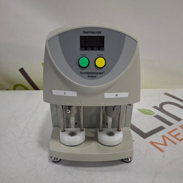 Haemonetics Haemoscope Thrombelastograph Model 5000 Hemostasis Analyzer