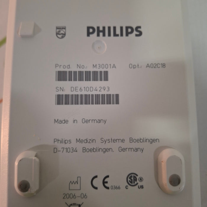 Philips M3001A-A02C18 OxiMax SpO2, NIBP, 12 lead ECG, Temp, IBP MMS Module