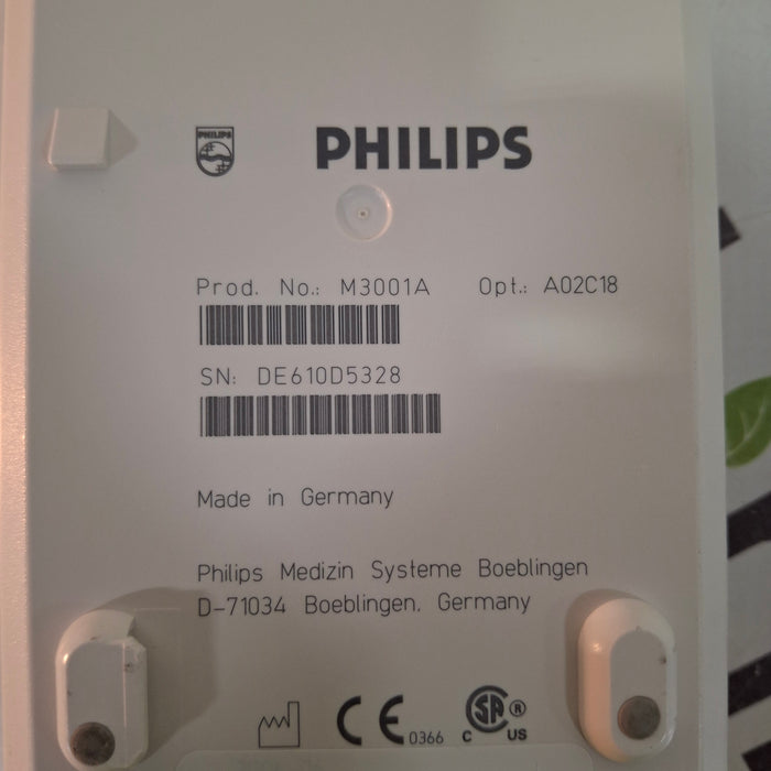 Philips M3001A-A02C18 OxiMax SpO2, NIBP, 12 lead ECG, Temp, IBP MMS Module