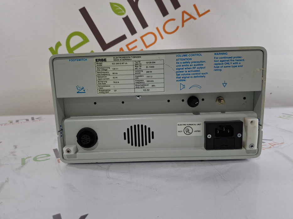 Erbe ICC 200 Electrosurgical Unit