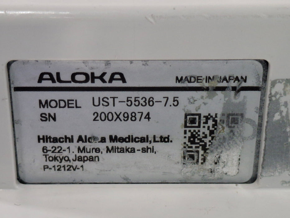 Hitachi Aloka UST-5536-7.5 Flexible Laparoscopic Probe