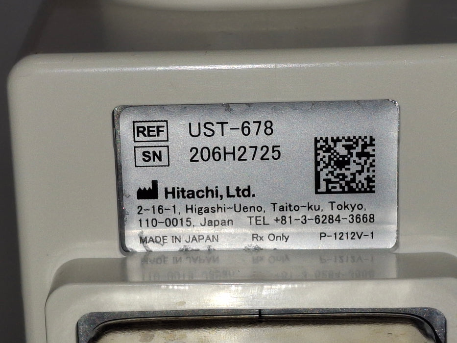 Hitachi UST-678 Ultrasound Transducer