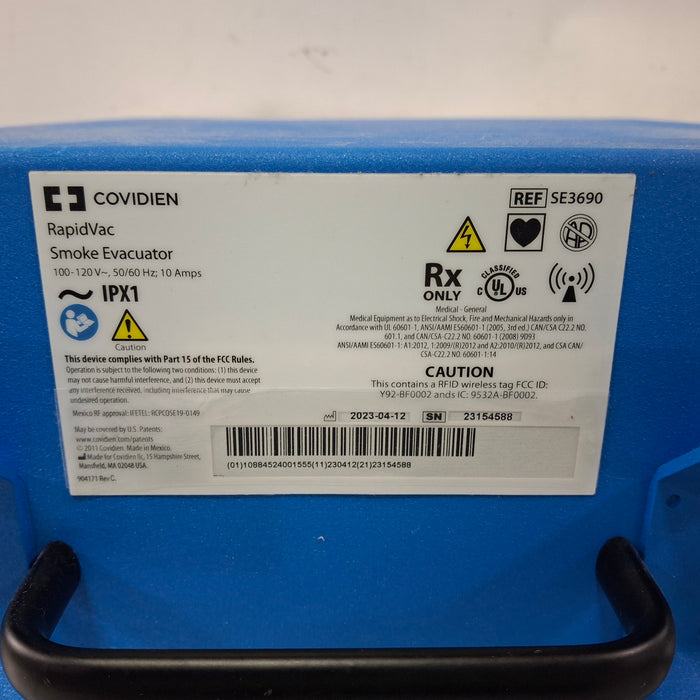 Covidien RapidVac SE3690 Smoke Evacuator