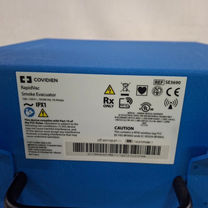 Covidien RapidVac SE3690 Smoke Evacuator