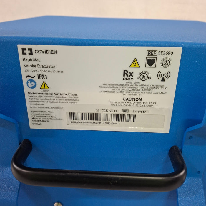 Covidien RapidVac SE3690 Smoke Evacuator
