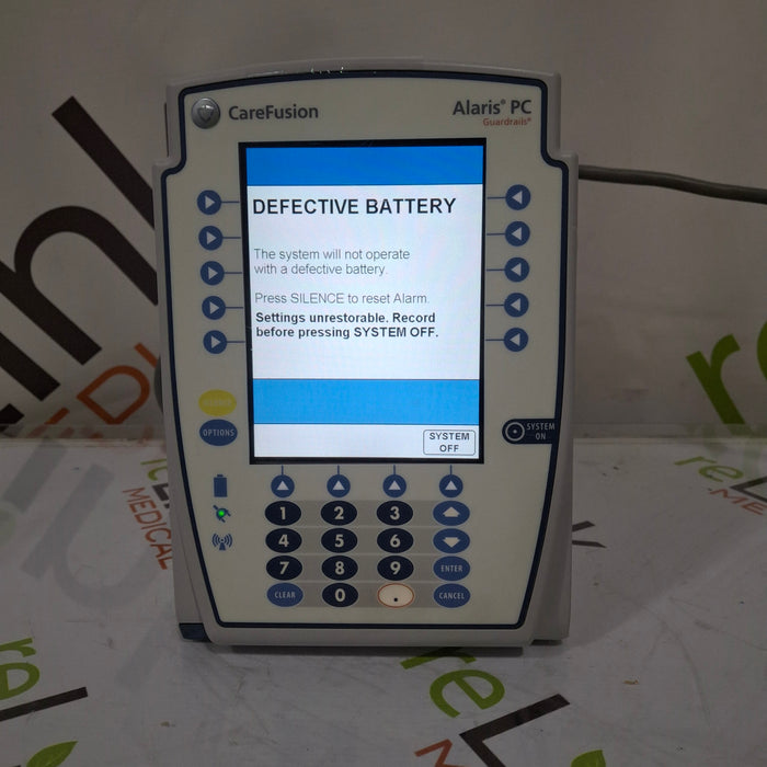CareFusion Alaris 8015 Large Screen POC Infusion Pump