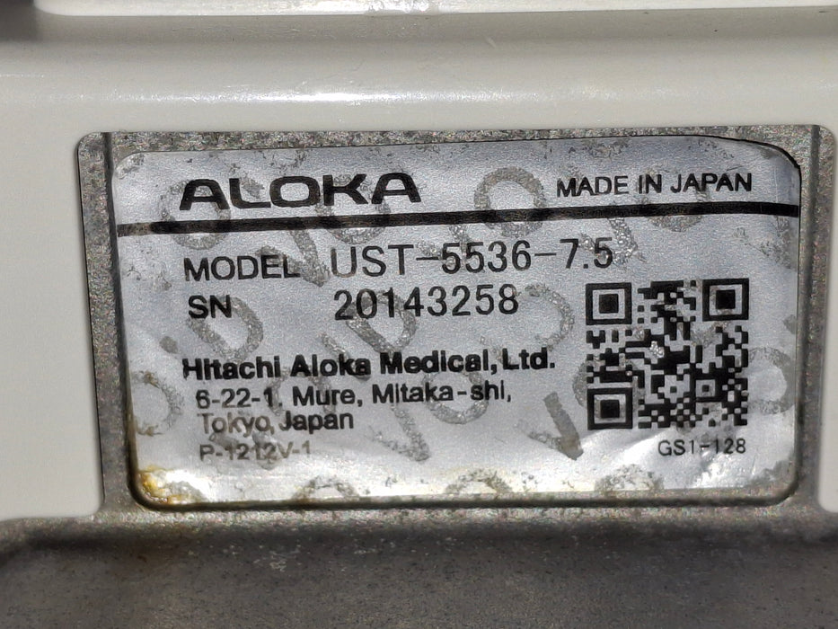 Aloka UST-5536-7.5 Ultrasound Probe