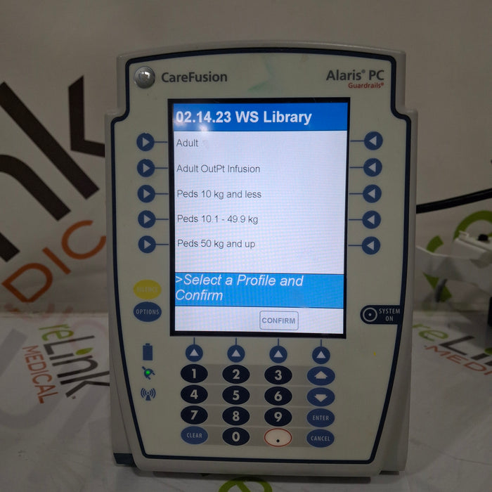 CareFusion Alaris 8015 Large Screen POC Infusion Pump