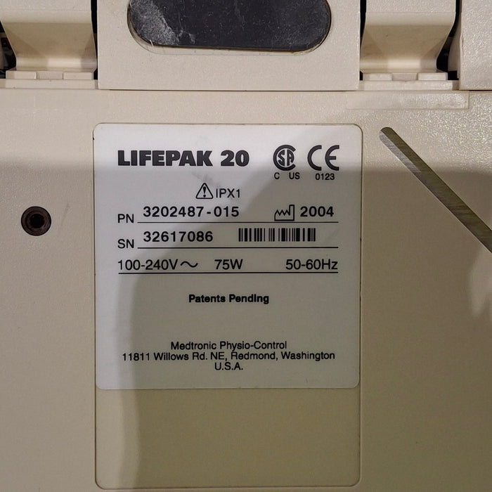 Physio-Control LifePak 20 Defibrillator