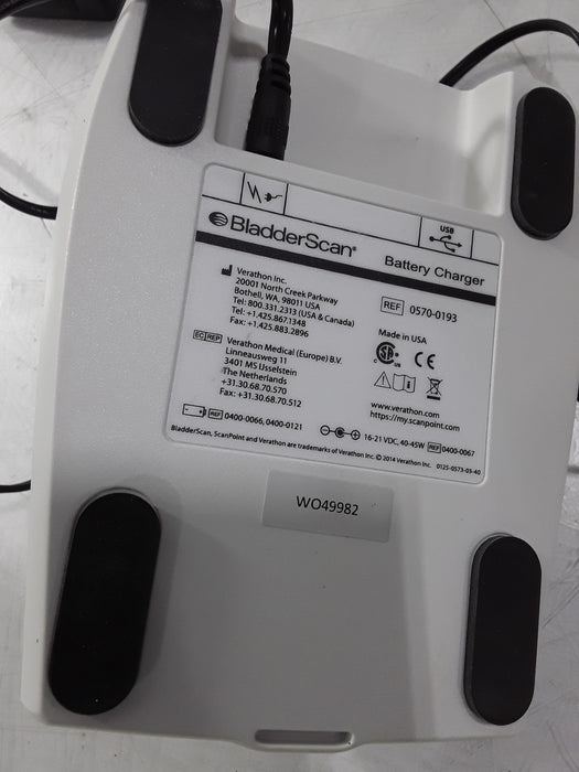 Verathon Medical, Inc BladderScan 0570-0193 Battery Charger