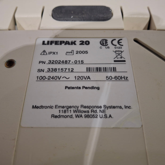 Physio-Control LifePak 20 Defibrillator