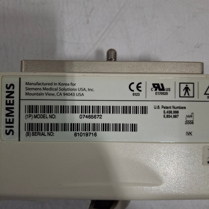 Siemens CH6-2 Convex Transducer