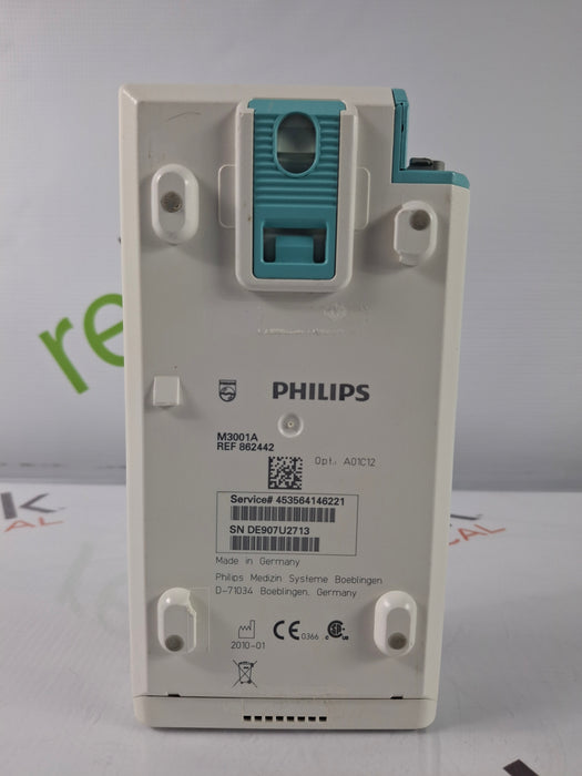 Philips M3001A-A01C12 Fast SpO2, NIBP, 12 lead ECG MMS Module