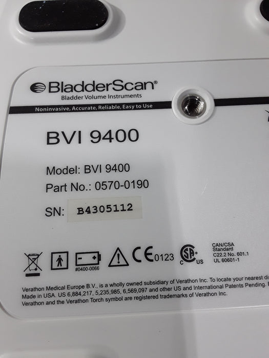 Verathon Medical, Inc BVI 9400 Bladderscan