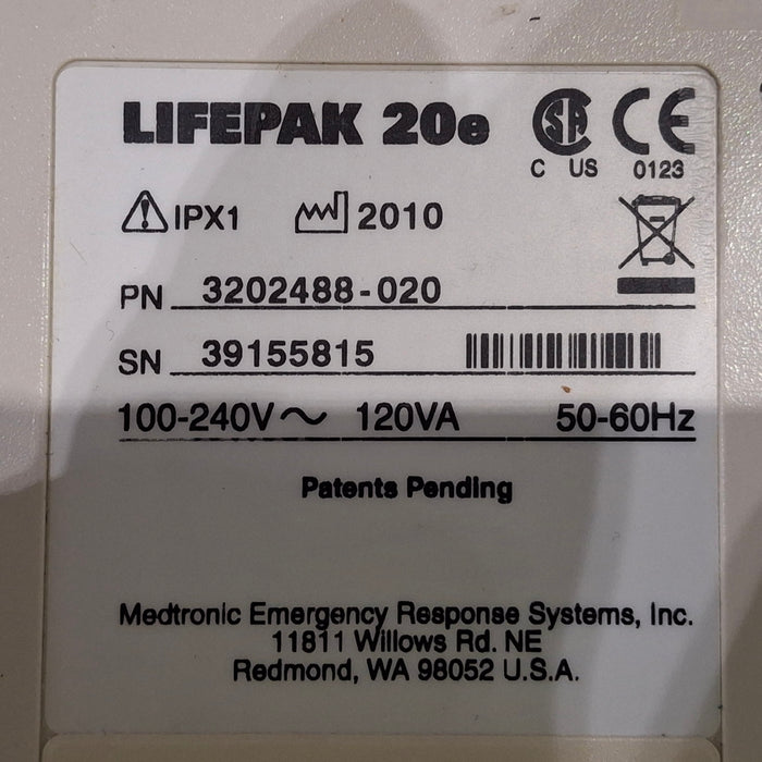 Physio-Control LifePak 20e Defibrillator